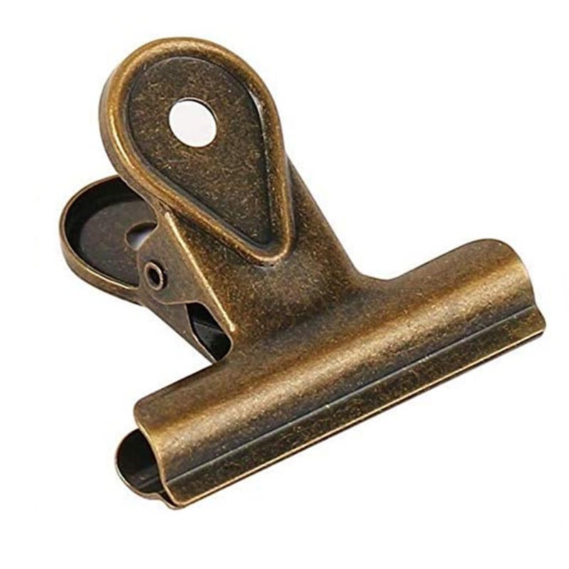 MauSong 1 PCS Duckbill Metal Binder Clips  Invoice Bill Clip Utility Paper Clips for Office Home Use (Brozen  XL) - Image 4